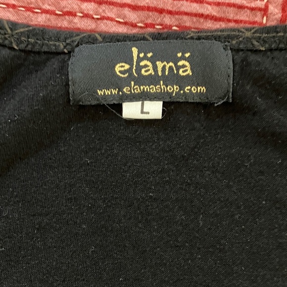 Elama men’s large soft Indian cotton Black Geometric Tank Top - Picture 2 of 8